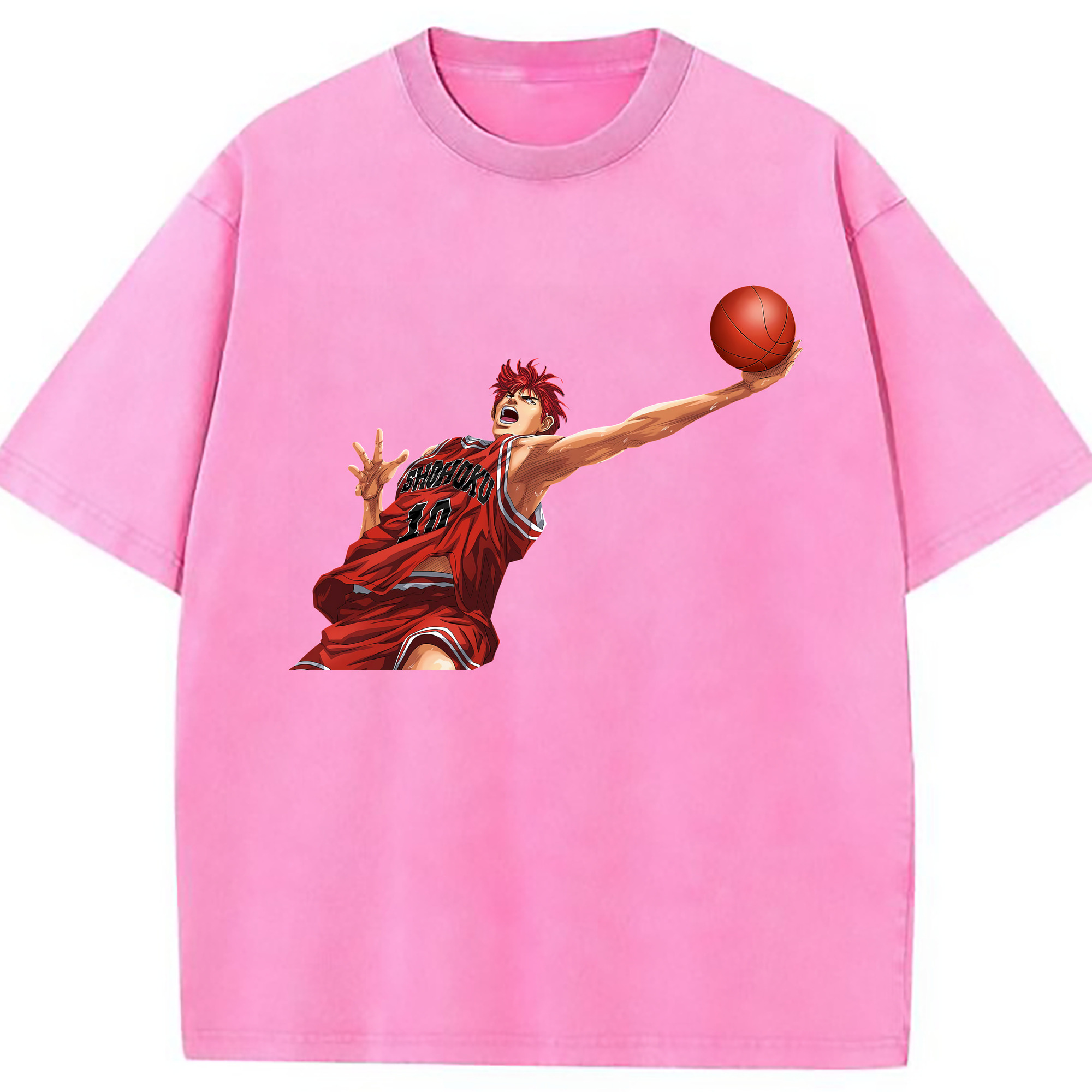 （画像用） SLAM DUNK／スラムダンク 綿100% ヴィンテージ風 半袖Tシャツ（フロントプリント）